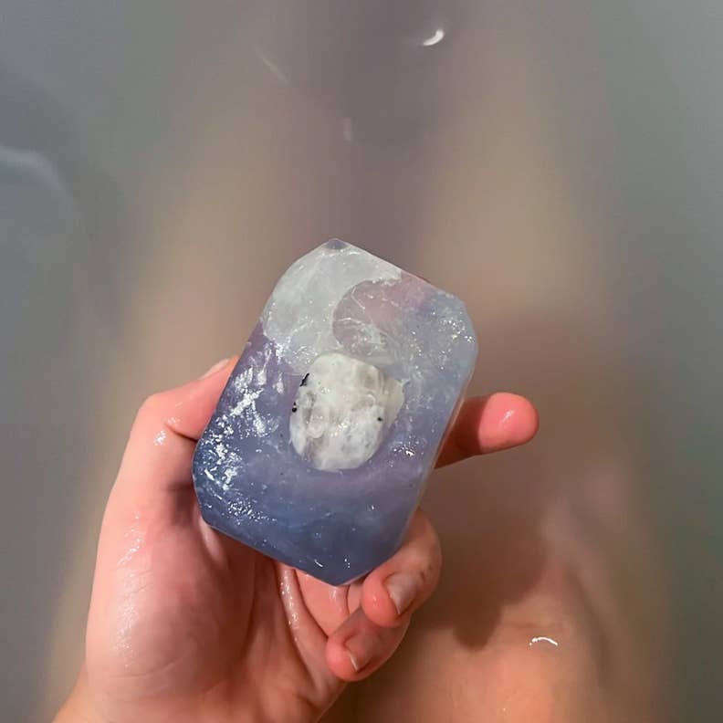 Moon Water Crystal Infused Bar Soap