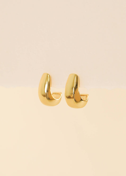 Bold Drop Gold Earrings