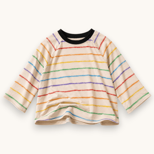 Retro Crayon Stripe Tee