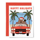 Santa Bear Driving Card