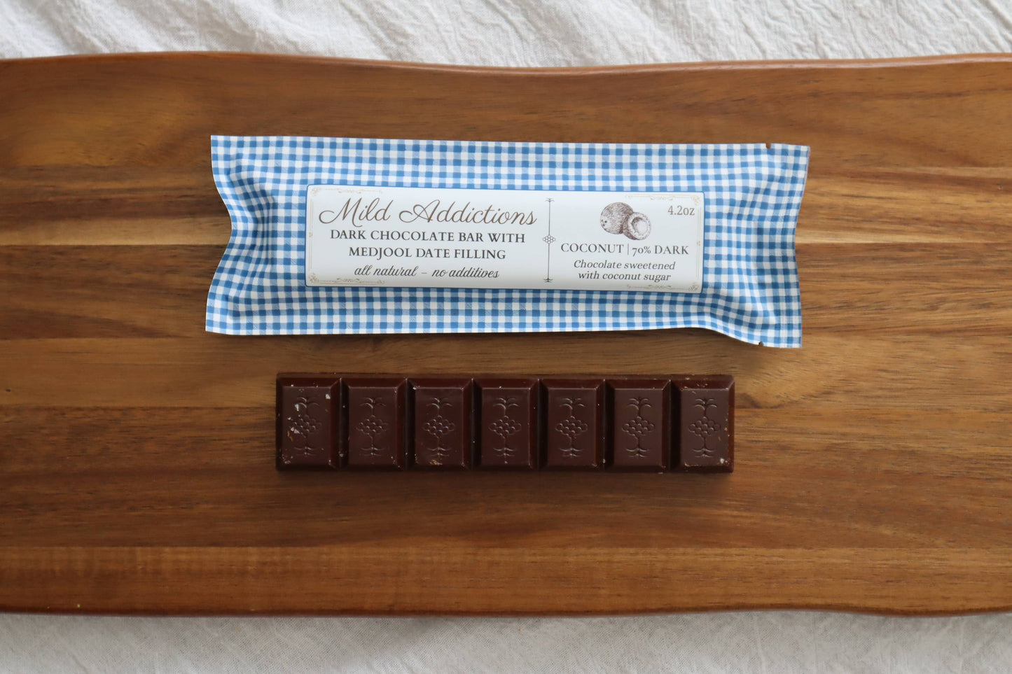 Coconut Dark Chocolate Large Mild Addictions Bar