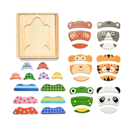 Animal Mix-Up Wooden Puzzle