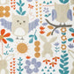 Lulujo x Leika Cotton Swaddle - Owl & Bunny