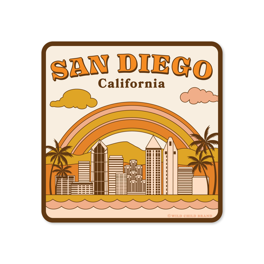 San Diego California City Sticker