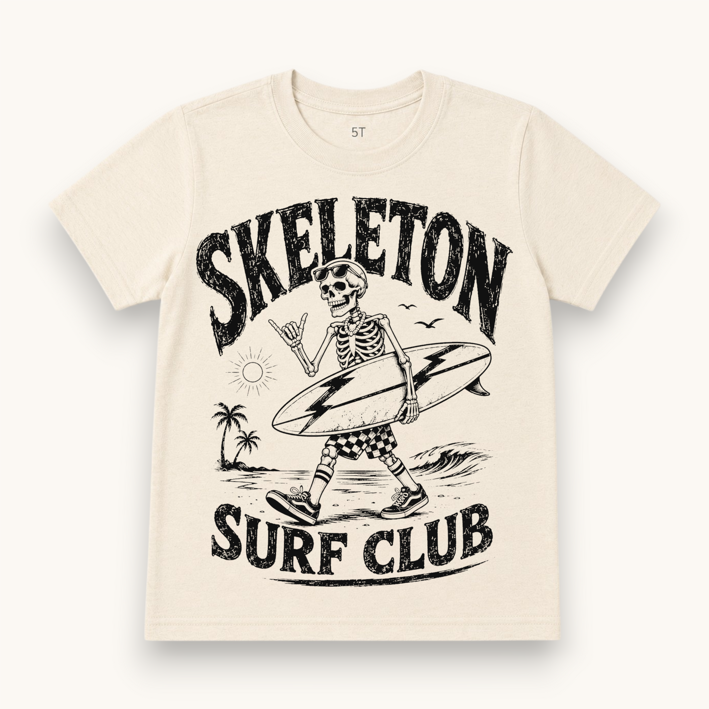 Skeleton Surf Club Tee