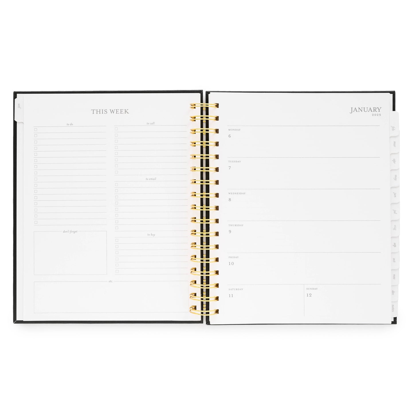 2025 Sage Signature Spiral Planner