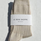 Her Socks - Mercerized Combed Cotton Rib