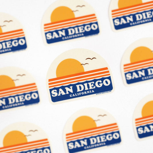 Sunset San Diego Sticker