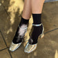 Her Combed Cotton Rib Socks