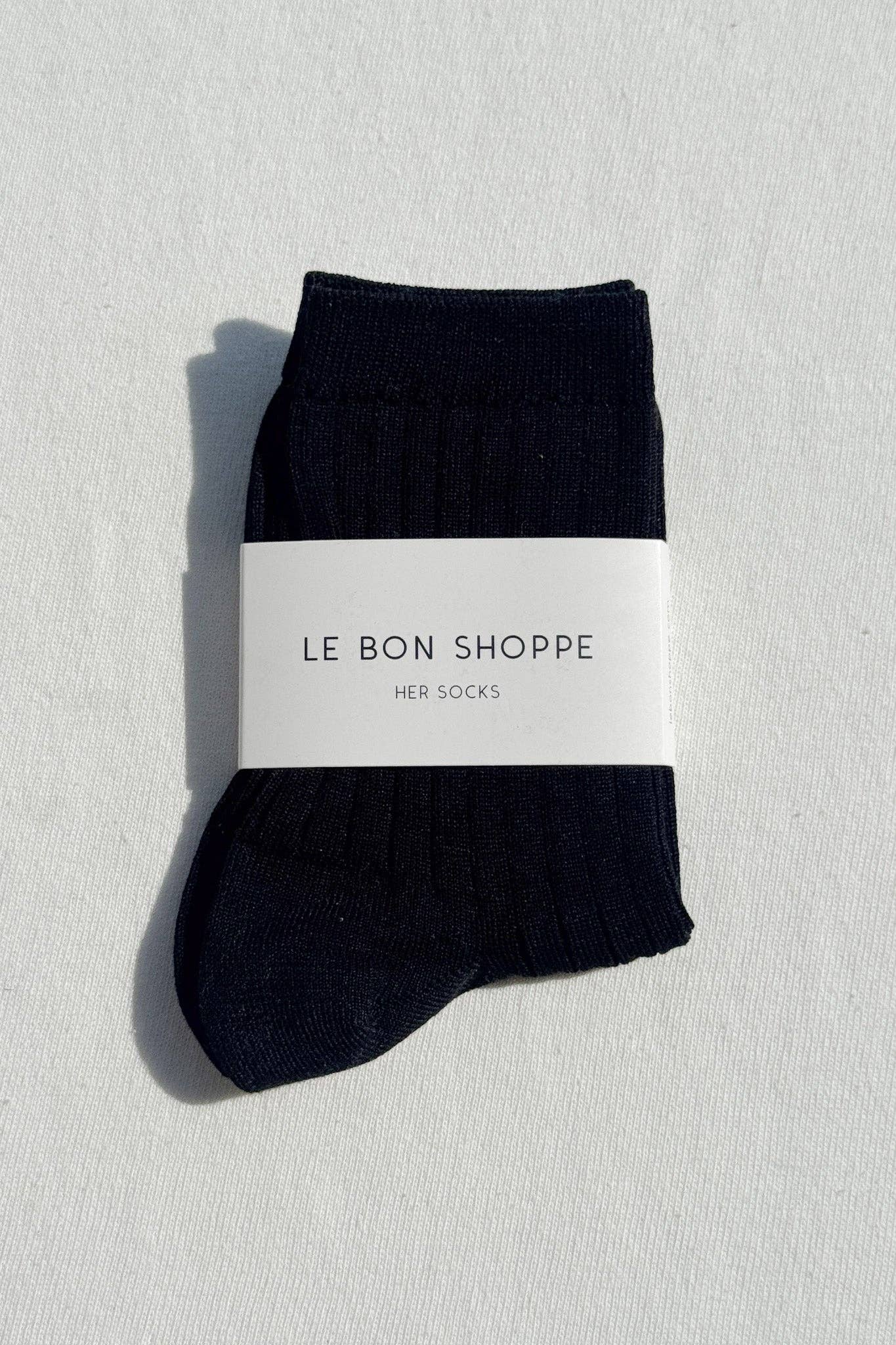 Her Combed Cotton Rib Socks