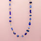 Blue Gemstone Beaded Necklace