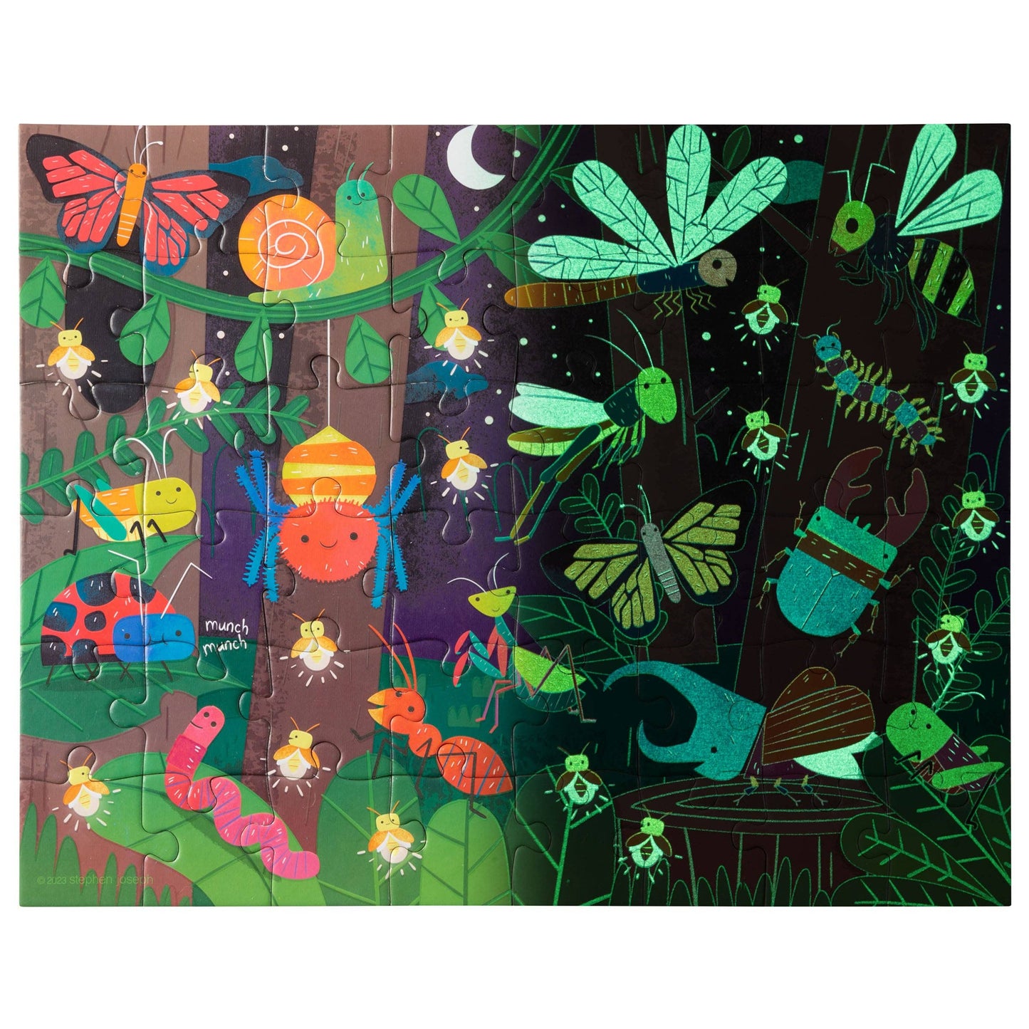 Glow In The Dark Puzzle: Forest Bugs