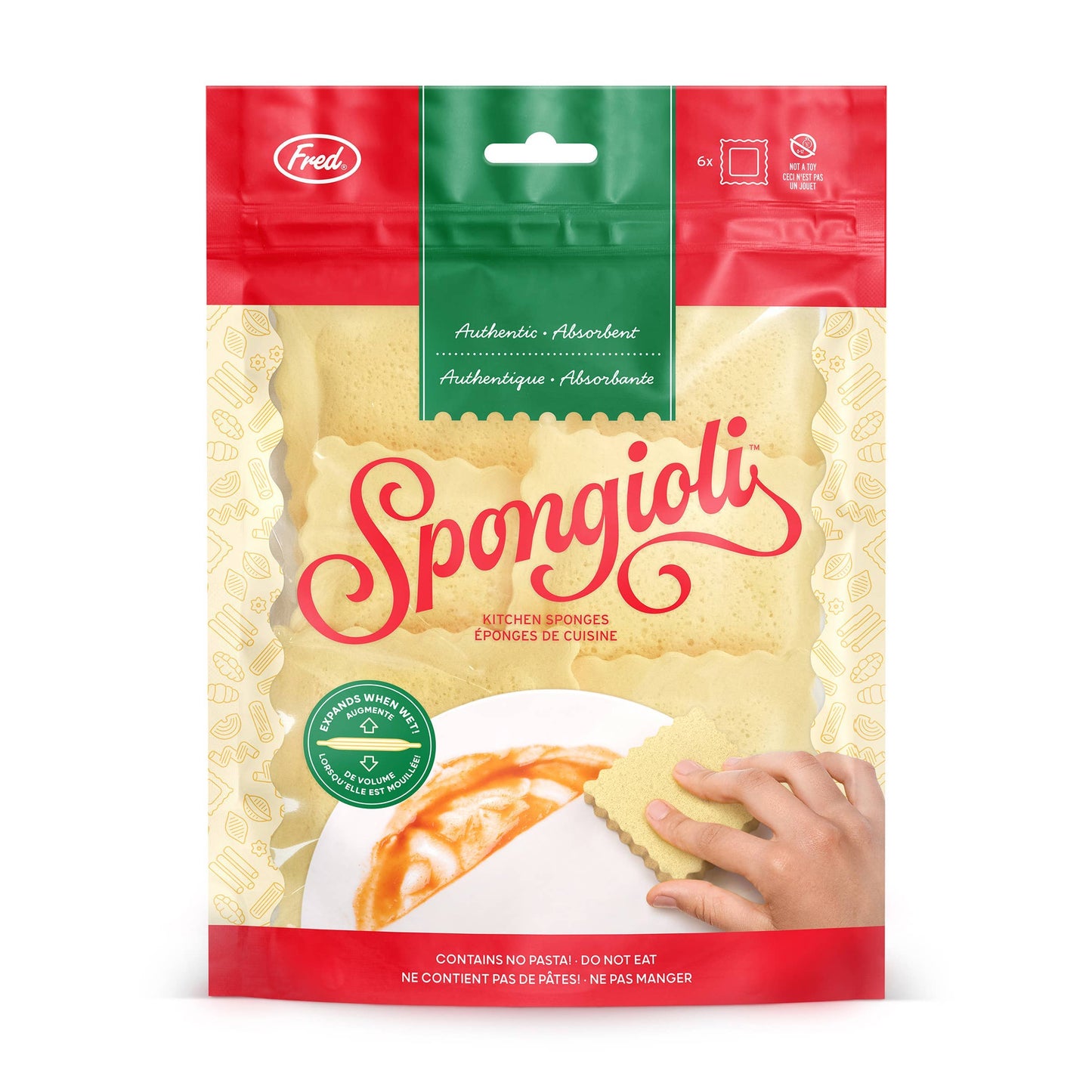 Spongioli Ravioli Compressed Sponges