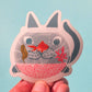 Fishbowl Cat Clear Sticker