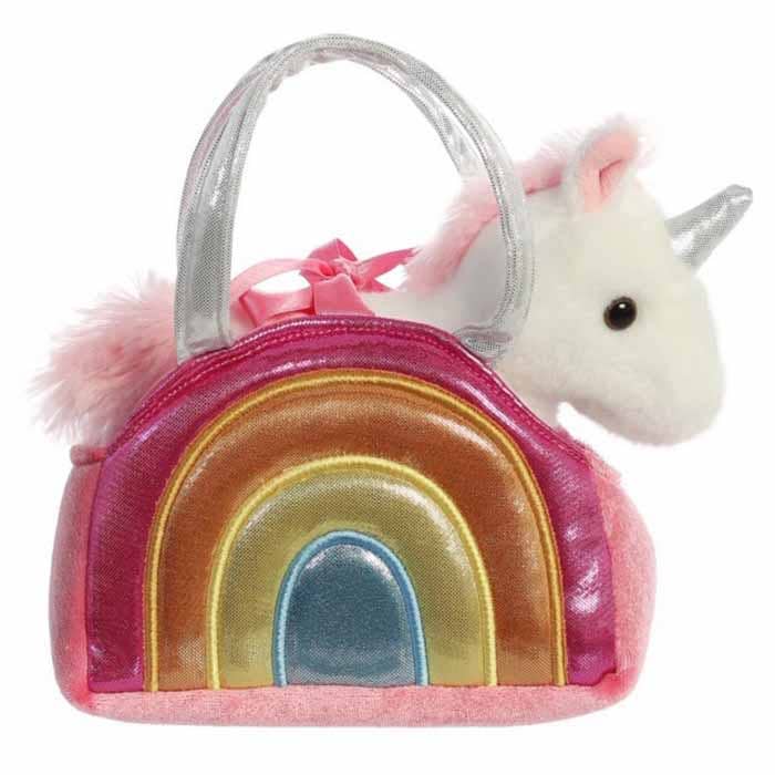 Unicorn in Rainbow Purse