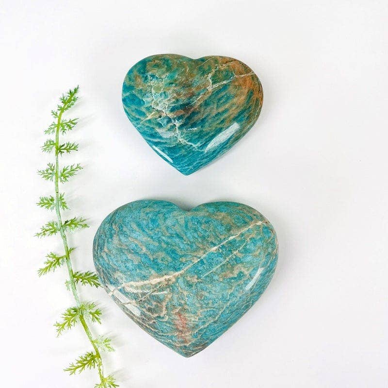 Amazonite Crystal Heart