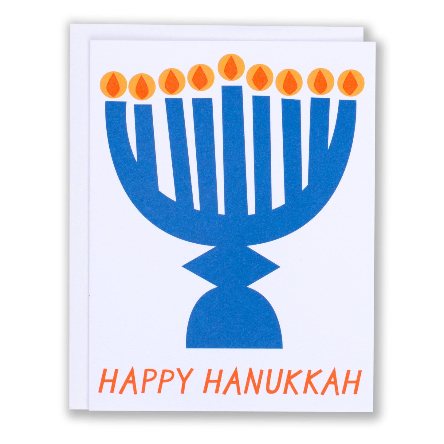 Hanukkah Menorah Card