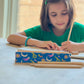 Wooden Pencil Box + Colored Pencils