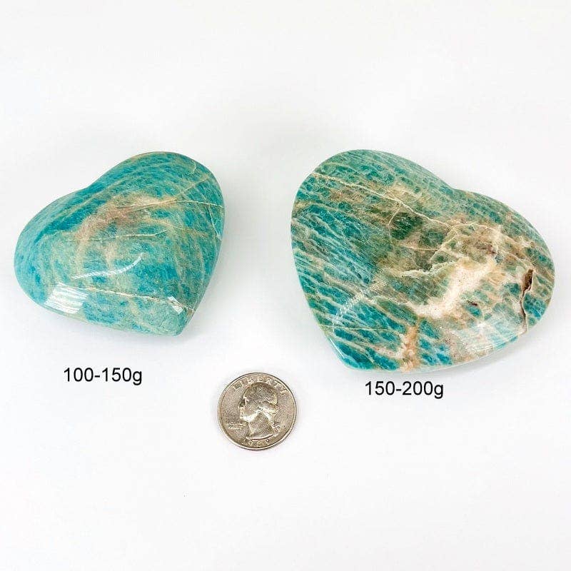 Amazonite Crystal Heart