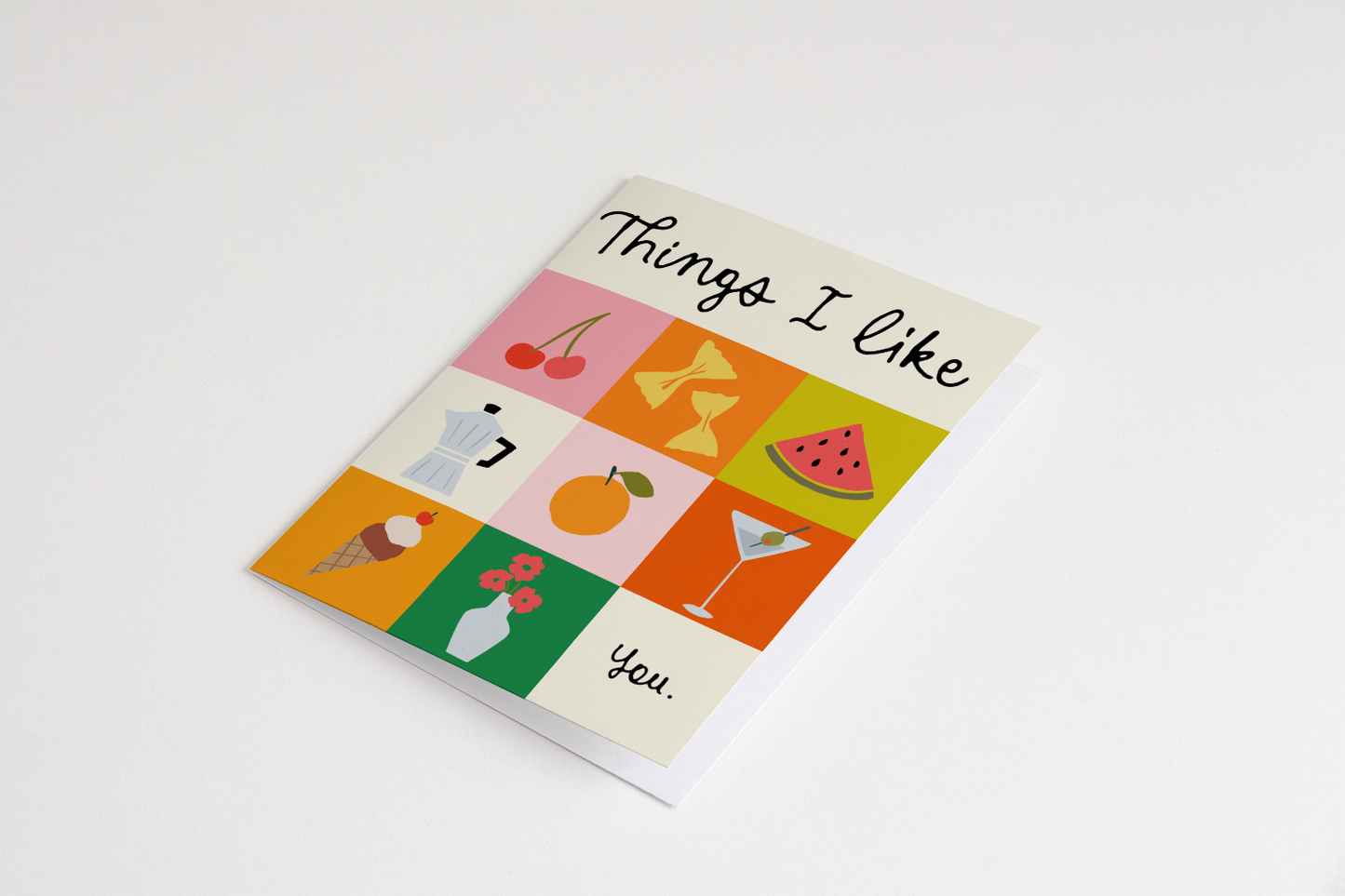 Things I Like Card