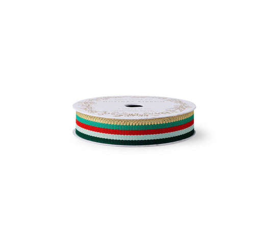 Holiday Stripe Grosgrain Ribbon