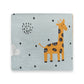 Giraffe Safari Organic Sherpa Jacquard Knit Baby Blanket