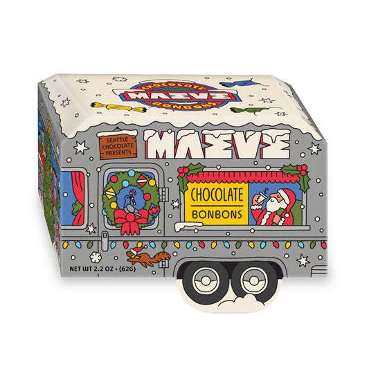 Santa's Camper 2.2oz Bonbon Box