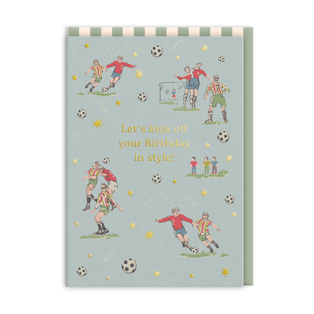 Football Birthday Greeting Card (14411)