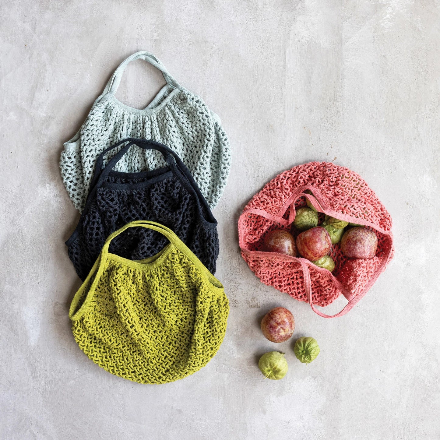Cotton Crocheted Market Bags