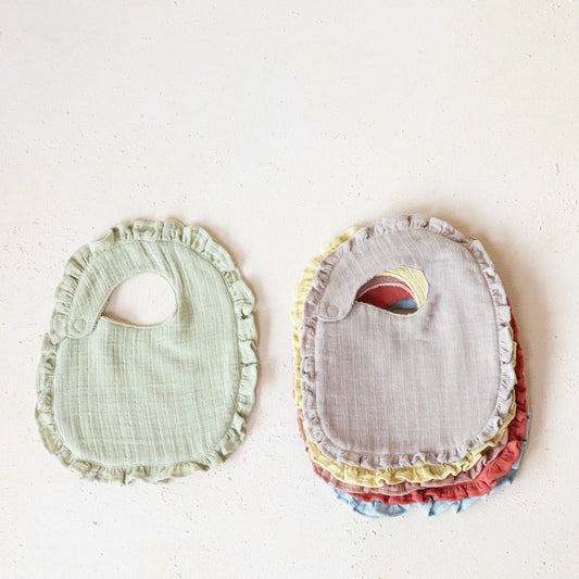 Cotton Double Cloth Baby Bibs