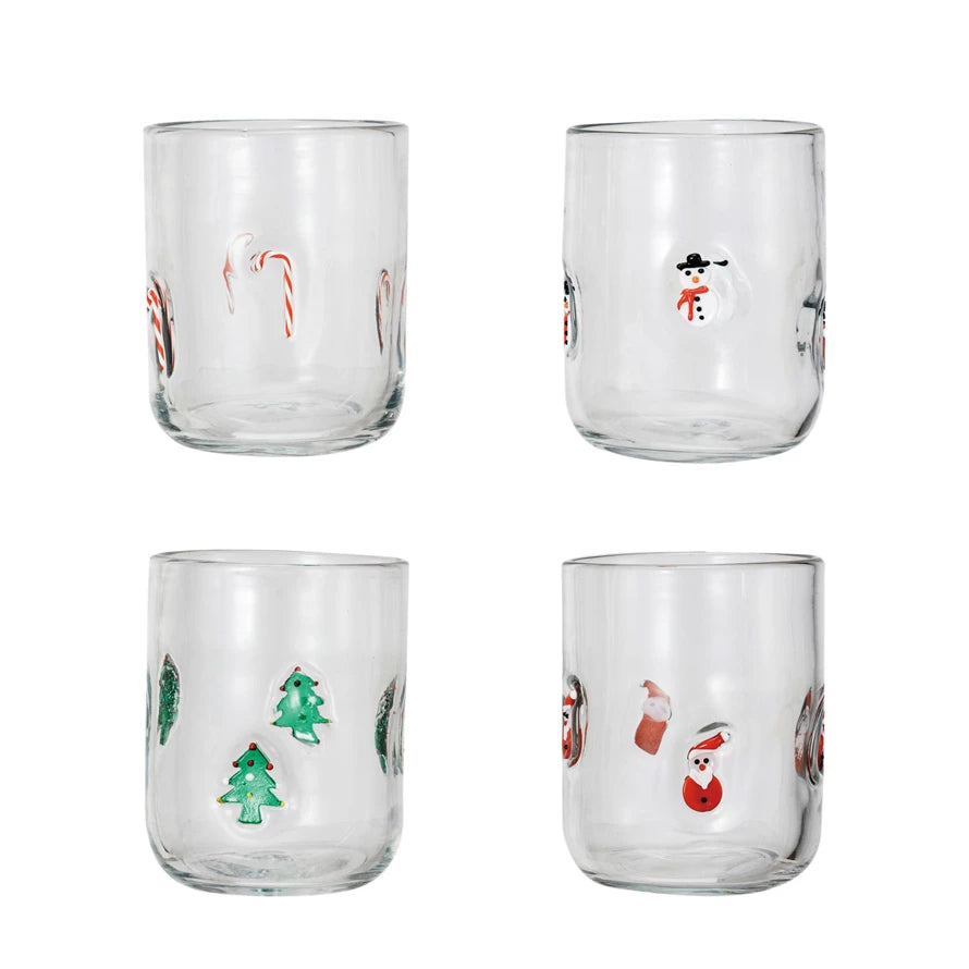 Embedded Holiday Icon Glasses