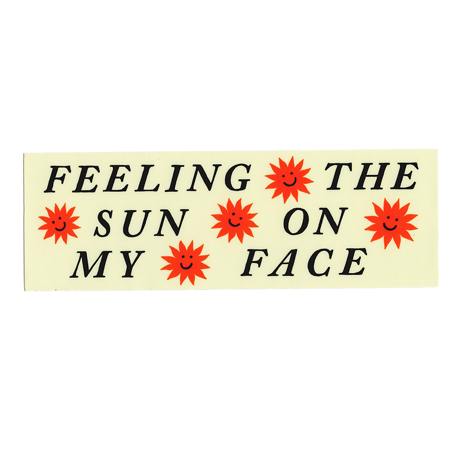 Feeling the Sun Bumper Sticker