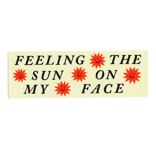 Feeling the Sun Bumper Sticker