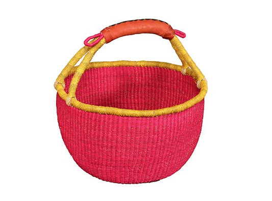 Colorful Large African Basket