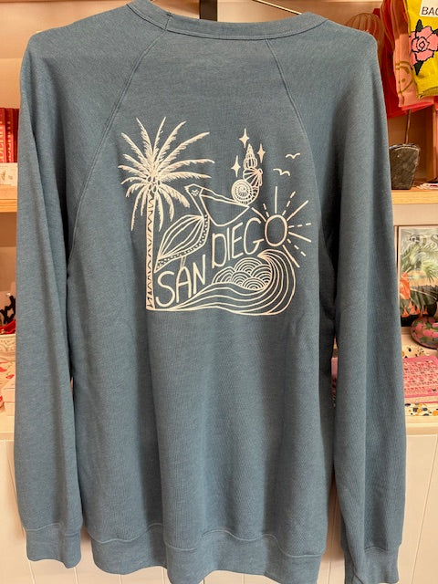 San Diego Teal Pelican Sweatshirt