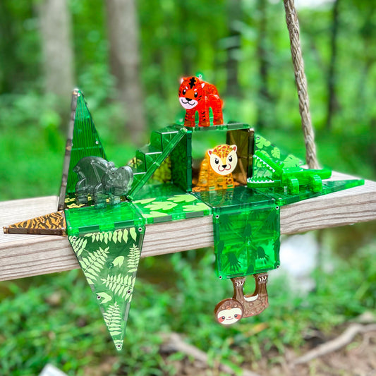 Magnatiles Jungle Animals 25-Piece Set