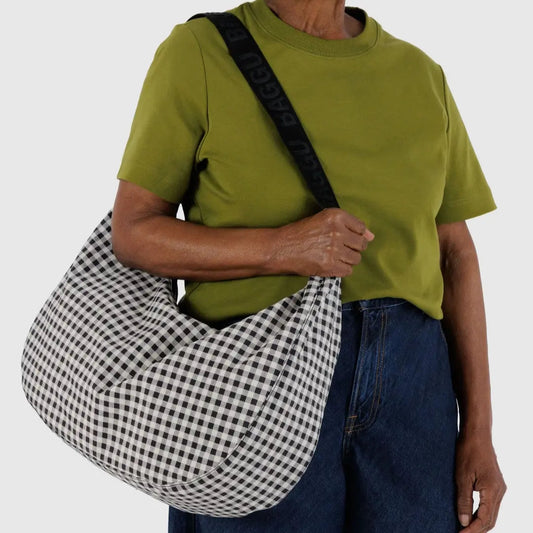 Large Nylon Crescent Bag