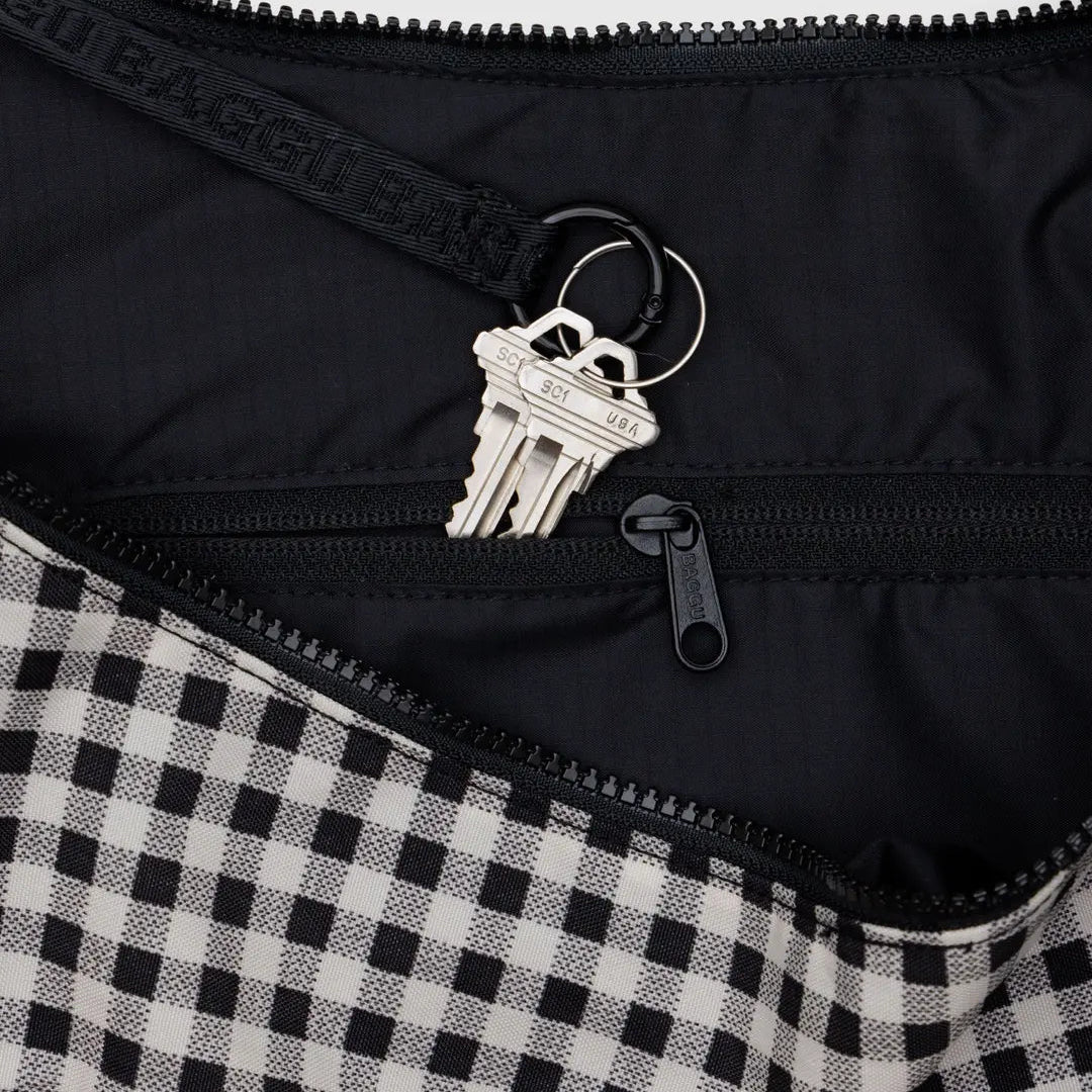 Large Nylon Crescent Bag