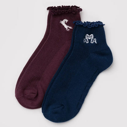Lettuce Edge Sock Set of 2