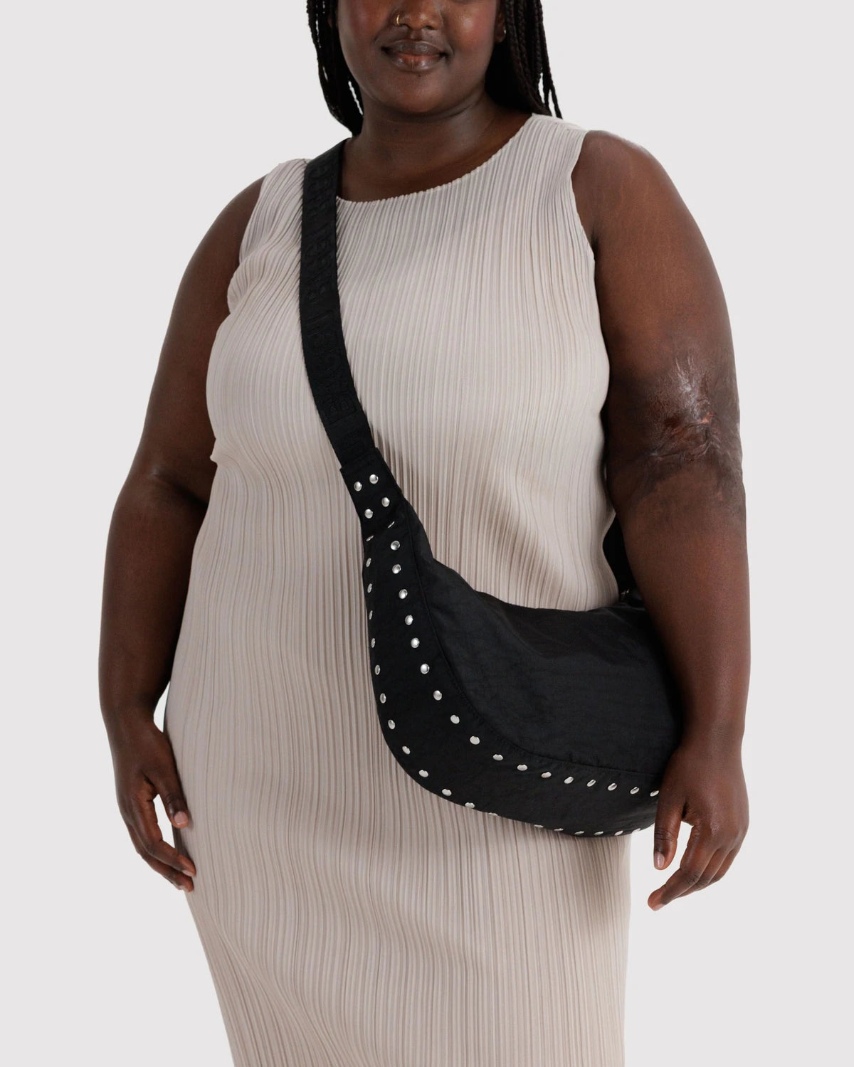 Medium Nylon Crescent Bag