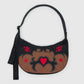 Medium Nylon Crescent Bag