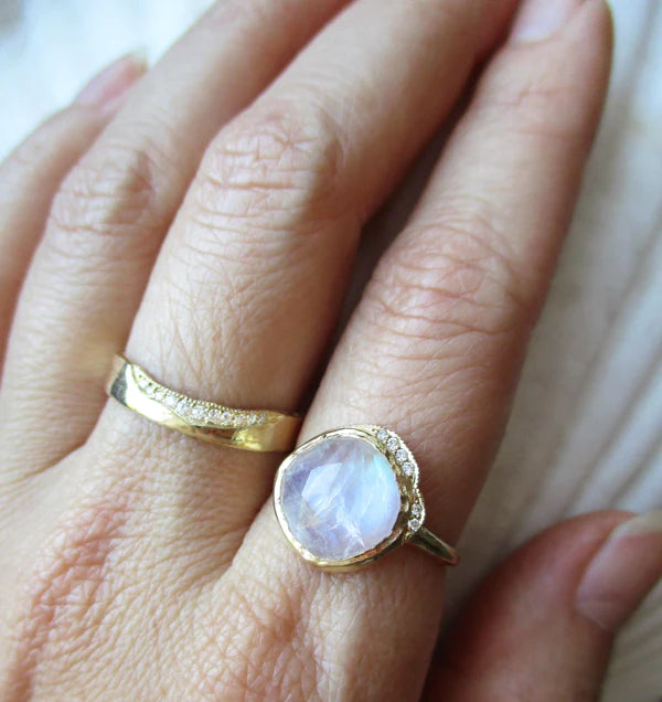 Middle Cove Moonstone Ring