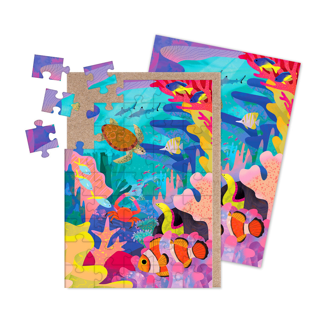 Reef Jigsaw Greeting Card