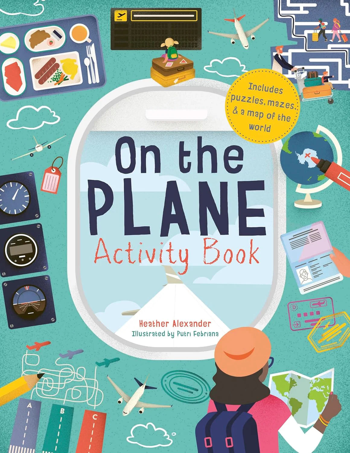 On The Plane Activity Book