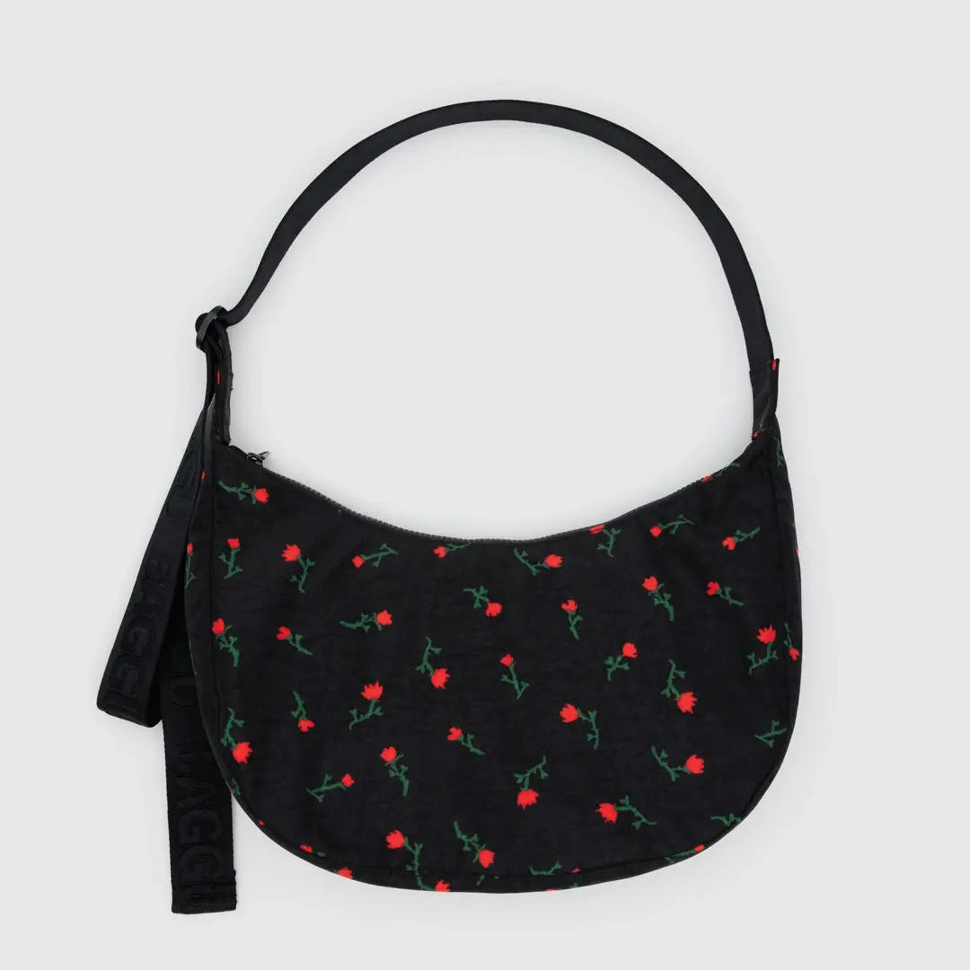 Medium Nylon Crescent Bag