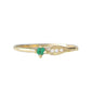 Sprout Emerald Ring