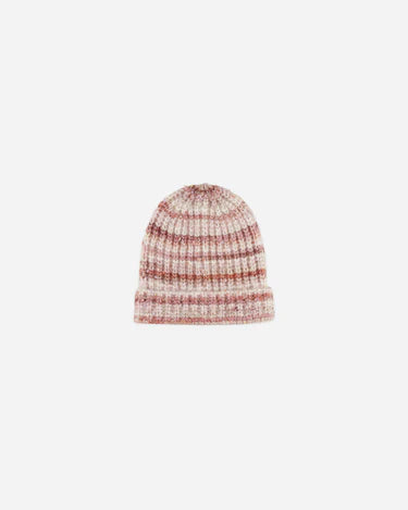 Pink Multi Stripe Beanie