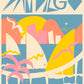 San Diego Beach Print - Pastel