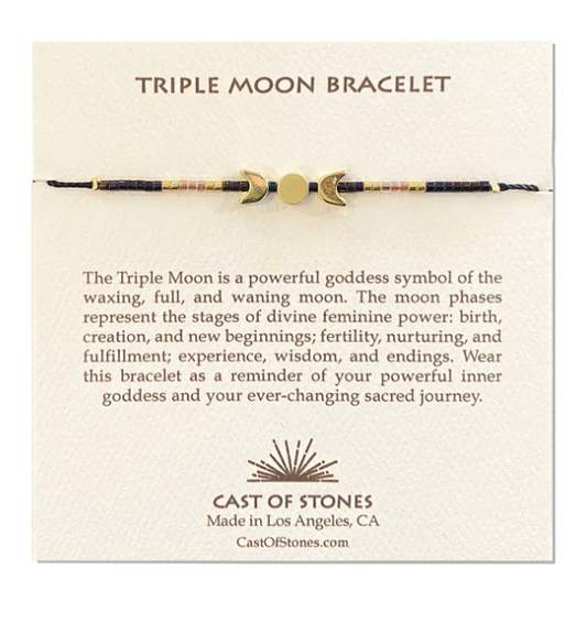 Triple Moon Bracelet