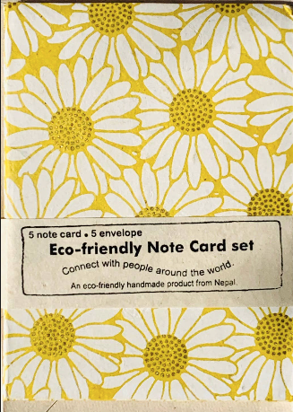 Eco Friendly Notecard Set of 5